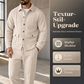 🔥Beliebtes Produkt ！✨Herren-Set aus Waffelstrick-Cardigan-Jacke und Hose