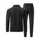 🔥Beliebtes Produkt ！✨Herren-Set aus Waffelstrick-Cardigan-Jacke und Hose