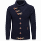 🙌 70% Wiederkaufquote🔥🔥Strickpullover für Herren mit Rollkragen und Knopfleiste