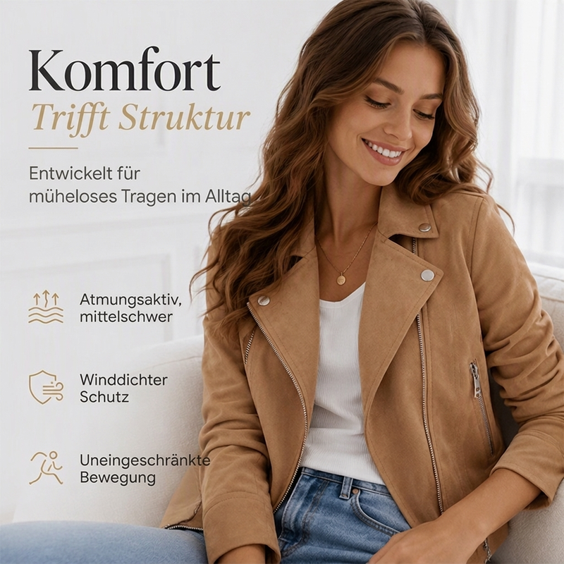 🔥Beliebtes Produkt ！✨Damen Freizeit schmale Passform Reversjacke