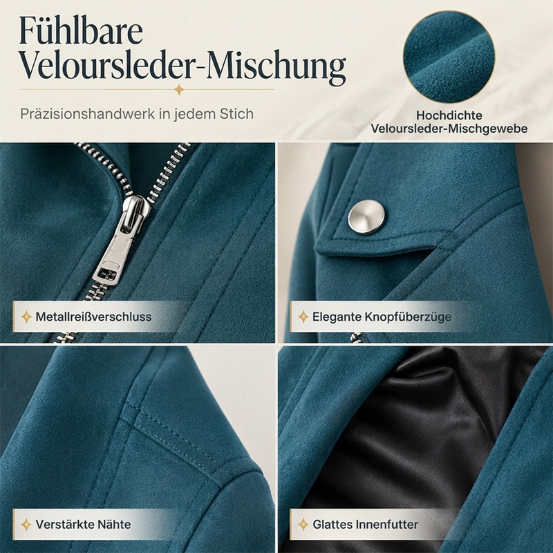 🔥Beliebtes Produkt ！✨Damen Freizeit schmale Passform Reversjacke