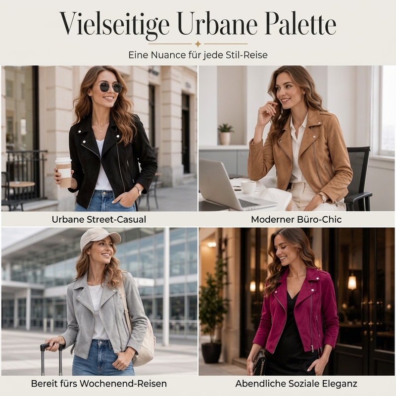 🔥Beliebtes Produkt ！✨Damen Freizeit schmale Passform Reversjacke