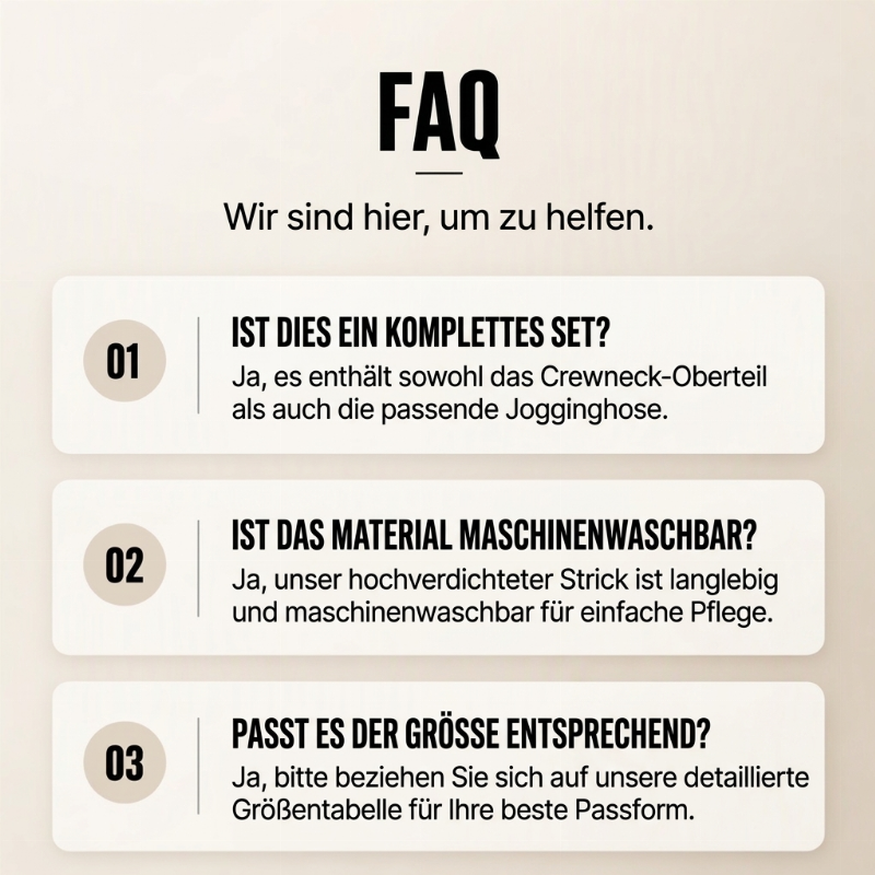 📢💖 Zeitlich begrenztes Angebot – solange der Vorrat reicht✨Freizeit Sportset für Herren mit strukturiertem Jacquard