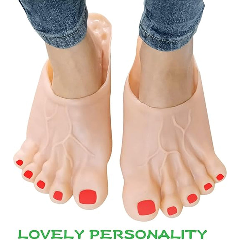 🎁🎁Genießen Sie eine 30-tägige problemlose Rückgaberichtlinie!✅️Jumbo Funny Feet Slippers