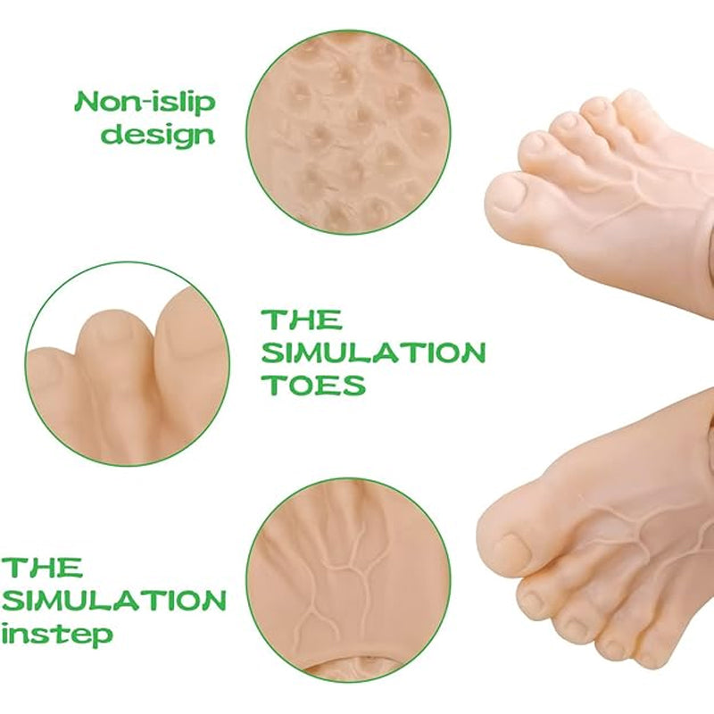 🎁🎁Genießen Sie eine 30-tägige problemlose Rückgaberichtlinie!✅️Jumbo Funny Feet Slippers
