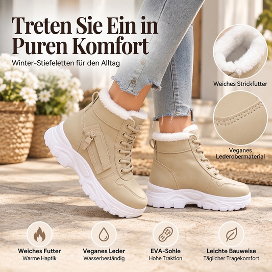 💞Beliebtes Produkt! Nur kurze Zeit reduziert!💞 Warme Winter-Stiefeletten für Damen mit Plüschfutter