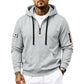 🙌 70% Wiederkaufquote – 🔥 Beliebtes Produkt! ✨ 🍂 Herren schweres, mit Fleece gefüttertes Kapuzen-Sweatshirt, locker sitzend, lässige Arbeitskleidung