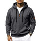 🙌 70% Wiederkaufquote – 🔥 Beliebtes Produkt! ✨ 🍂 Herren schweres, mit Fleece gefüttertes Kapuzen-Sweatshirt, locker sitzend, lässige Arbeitskleidung