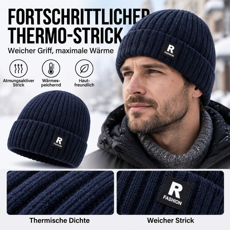 🔥🔥🔥Kauf 1, erhalte 1 gratis! ✨✨Begrenzter Vorrat verfügbar, nicht verpassen!🎁👍Lässige warme Strick-Mütze für Herren