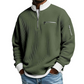 🔥Beliebtes Produkt ！✨Herren Waffelstrick-Pullover mit Viertelreißverschluss