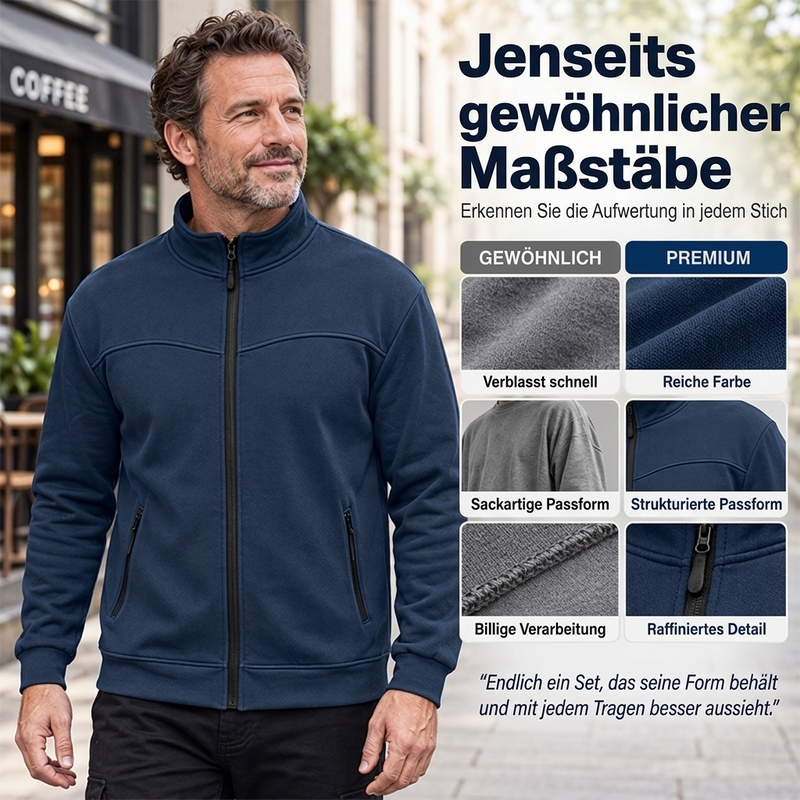🚀 Sparen Sie jetzt Zeit & Geld! 😍Freizeitjacke für Herren mit Stehkragen