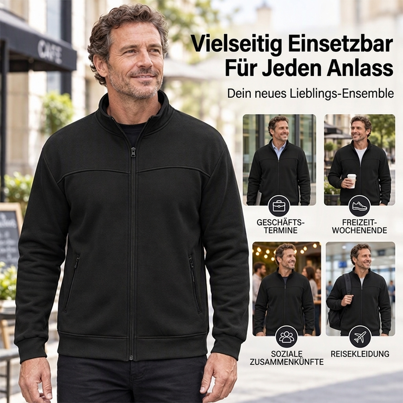 🚀 Sparen Sie jetzt Zeit & Geld! 😍Freizeitjacke für Herren mit Stehkragen