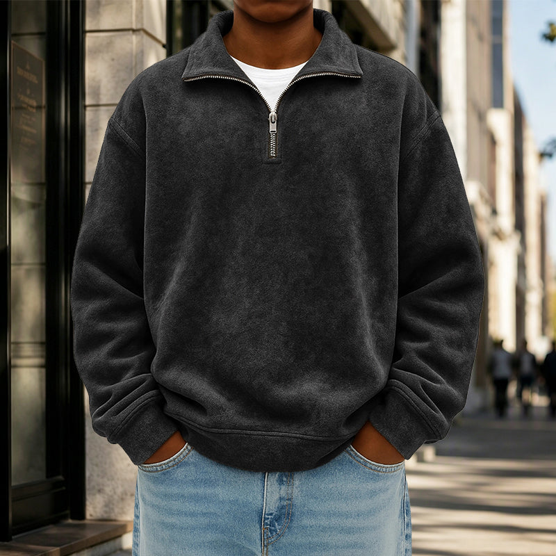📢🎉50%Rabatt!!!🛍️✨Lässiges Viertelreißverschluss-Sweatshirt für Herren