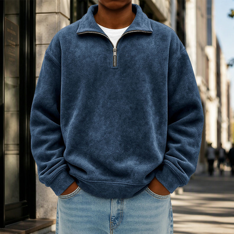 📢🎉50%Rabatt!!!🛍️✨Lässiges Viertelreißverschluss-Sweatshirt für Herren