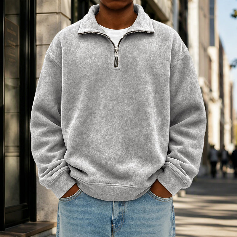📢🎉50%Rabatt!!!🛍️✨Lässiges Viertelreißverschluss-Sweatshirt für Herren