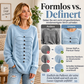 ⏰ Countdown läuft – 50% nur noch 3 Tage! Damen eleganter Rundstrickzopf Pullover