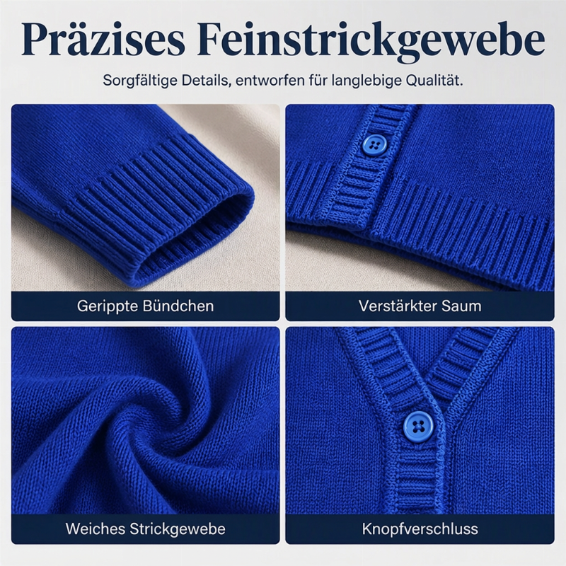 📦 Täglich 500+ Pakete versendet! Warme pflegeleichte Strickjacke