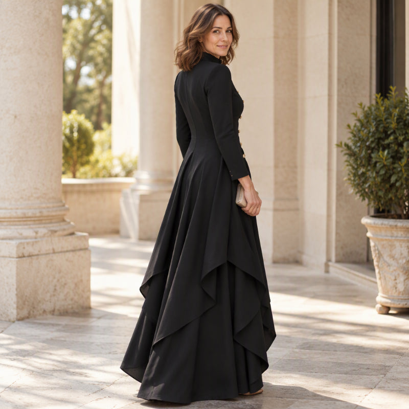 🔥Beliebtes Produkt ！✨✨Elegantes zweiteiliges Damen-Outfit: Langmantel mit weitem Bein