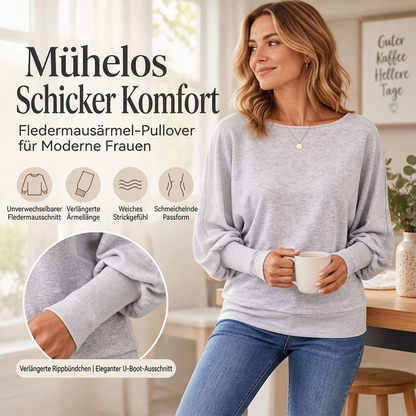 ✨Begrenzter Vorrat verfügbar, nicht verpassen!!!🛍️✨Damen Freizeit Pullover mit Fledermausärmeln