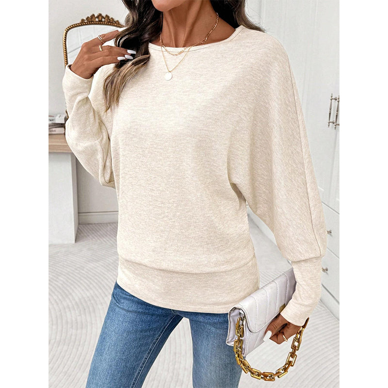 ✨Begrenzter Vorrat verfügbar, nicht verpassen!!!🛍️✨Damen Freizeit Pullover mit Fledermausärmeln