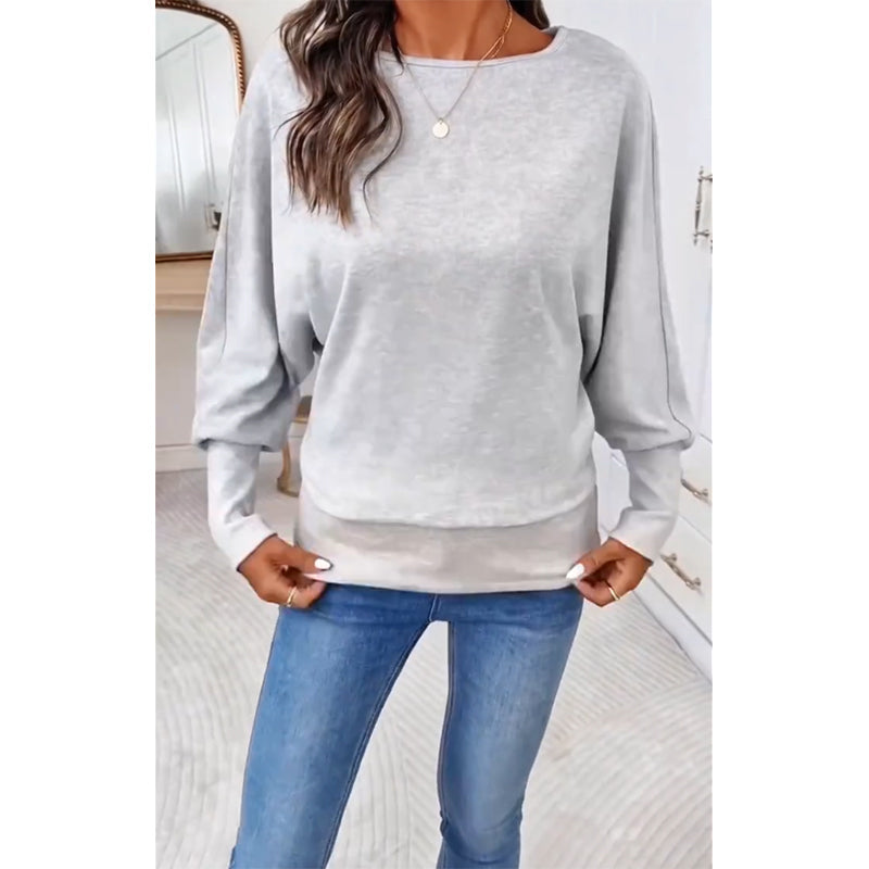 ✨Begrenzter Vorrat verfügbar, nicht verpassen!!!🛍️✨Damen Freizeit Pullover mit Fledermausärmeln