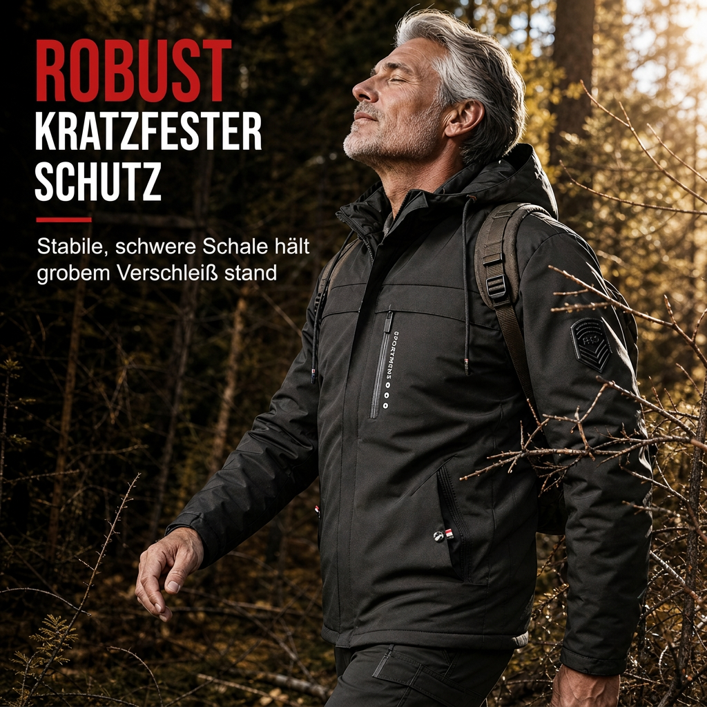 🥳 Über 90 % Wiederkaufrate! Herren-Mantel im American-Retro-Stil mit Plüschfutter – lockere Passform für Frühling & Herbst