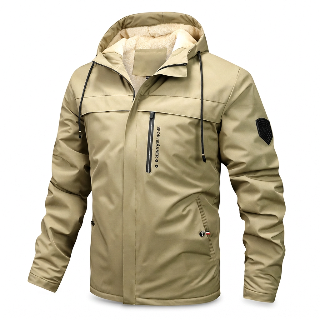🥳 Über 90 % Wiederkaufrate! Herren-Mantel im American-Retro-Stil mit Plüschfutter – lockere Passform für Frühling & Herbst