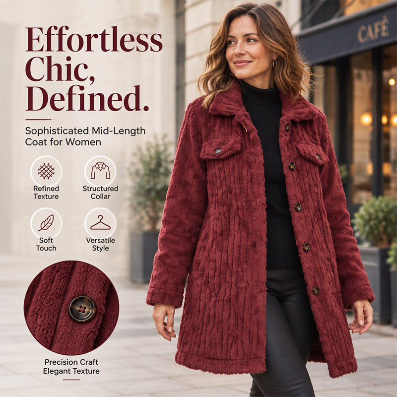 🙌 70% Wiederkaufquote✨Warme Winterjacke für Damen in mittellanger Länge