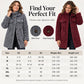 🙌 70% Wiederkaufquote✨Warme Winterjacke für Damen in mittellanger Länge