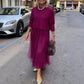🙌 70% Wiederkaufquote🔥🔥Damen zweiteiliges Set: Langarm-Oberteil und ärmelloses Kleid