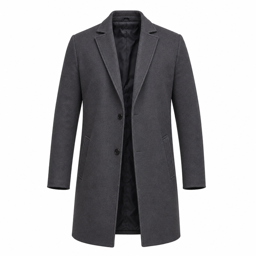 📢🎉50%Rabatt!!!🛍️✨Klassischer einreihiger Trenchcoat für Herren, Business-Casual Premium Windbreaker
