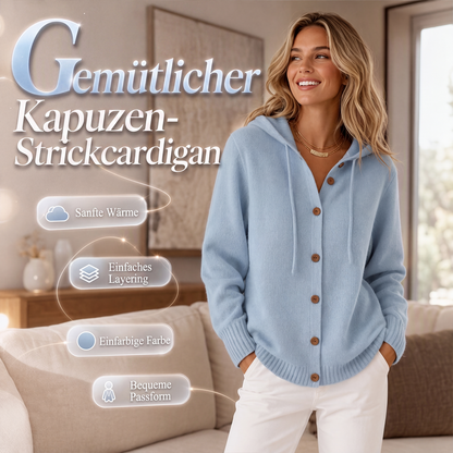 🚀 Sparen Sie jetzt Zeit & Geld! 😍🎉✨Bequeme Strick-Cardigan mit Kapuze für Damen