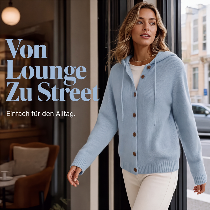 🚀 Sparen Sie jetzt Zeit & Geld! 😍🎉✨Bequeme Strick-Cardigan mit Kapuze für Damen
