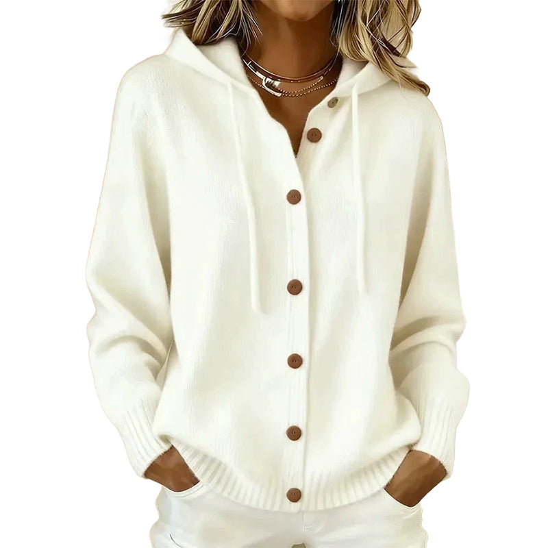 🚀 Sparen Sie jetzt Zeit & Geld! 😍🎉✨Bequeme Strick-Cardigan mit Kapuze für Damen