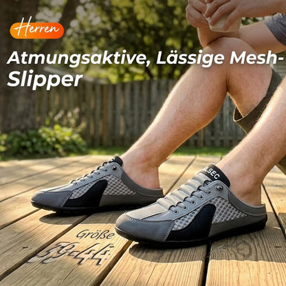 🔥 Frühlingsangebot 50 % Rabatt! 👟Atmungsaktive Mesh-Hausschuhe für Herren