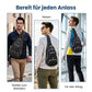 🎒 50% Rabatt | Smarte Organisation & kompakter Komfort – Herren Sling Bag