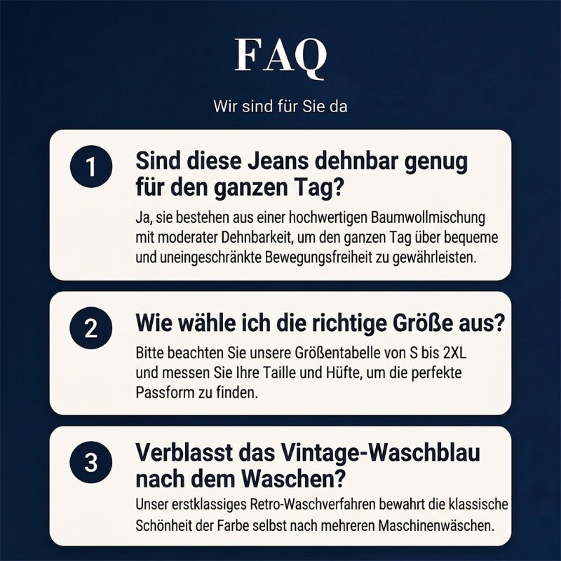 🎁🎁Heute – 50%!👖🔥Mühelos schicke, locker sitzende Jeans mit weitem Bein