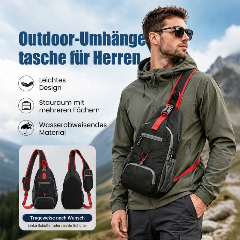 🎒 50% Rabatt | Smarte Organisation & kompakter Komfort – Herren Sling Bag