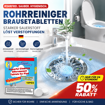 💧 Leistungsstarke Brausetabletten zur Rohrreinigung