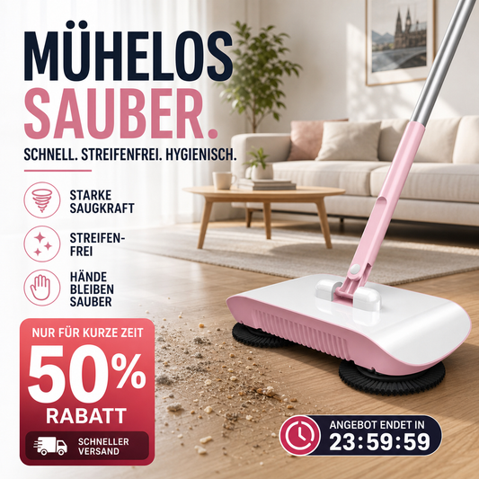 📢📢50 % Rabatt!! ⏰🧹 Smart-Roboterstaubsauger mit Wisch- & Kehrfunktion